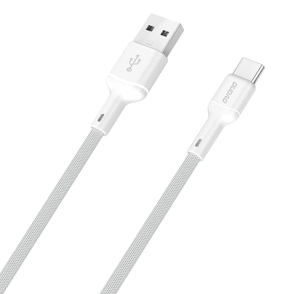 Dudao L9T 5A USB-A - USB-C -kaapeli 1m - Valkoinen