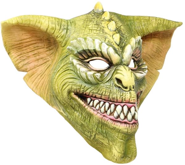 Grøn Gremlin Latex Maske Dit Monster