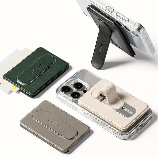 RINGKE PUNCH MED SKYDERGREB, MAGSAFE UNIVERSAL MAGNETISK KORTHOLDER, SORT