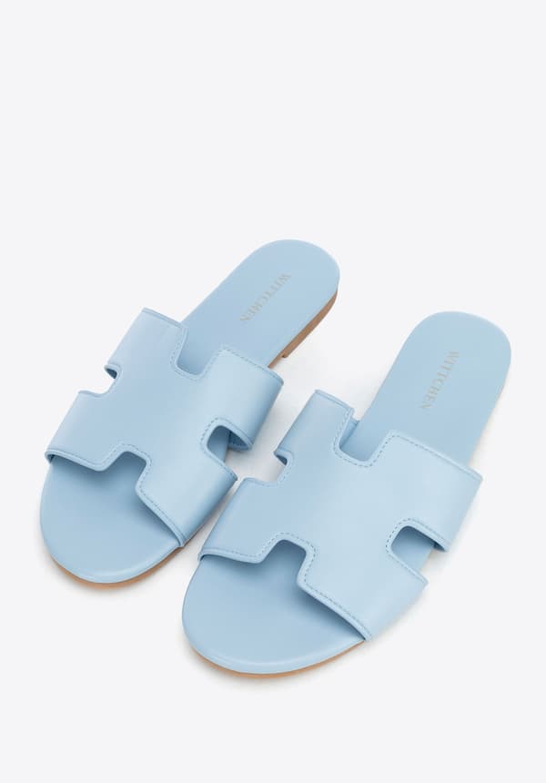 Wittchen Dames Blå Flip-Flops i Eco-Læder