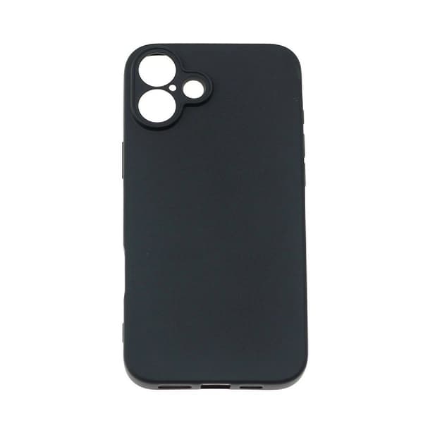 Blødt cover til iPhone 16 Plus - Sort
