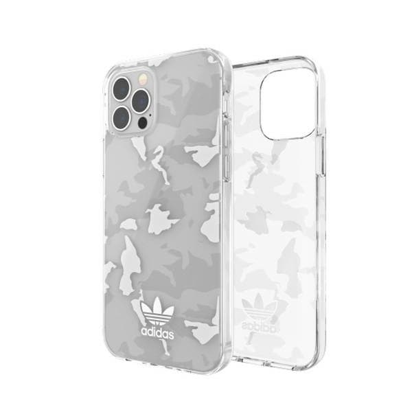 Adidas OR SnapCase Camo iPhone 12/12 Transparent/vit 43705