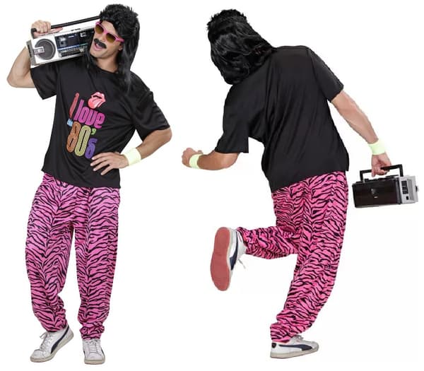 FUNKY BOY diskokostym 80-tal karneval S