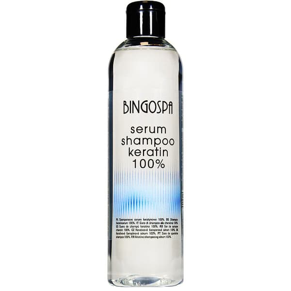 SKINNENDE SUNDT HÅR 100% BINGOSPA Keratin Shampoo Serum