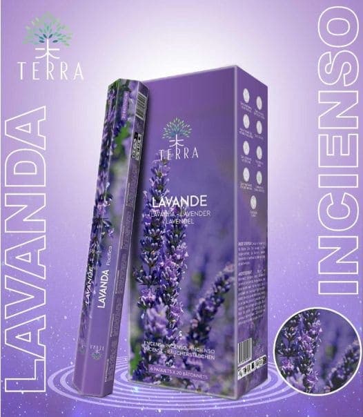 Terra Lavender tuhkapatsaat 20 kpl