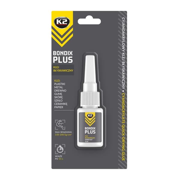 K2 B101 BONDIX Plus lim för plast, trä och gummi 10g