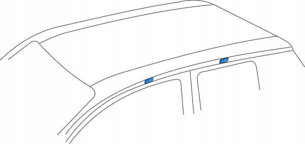 Kattoteline Fiat Bravo Hatchback 5D 2007-2014
