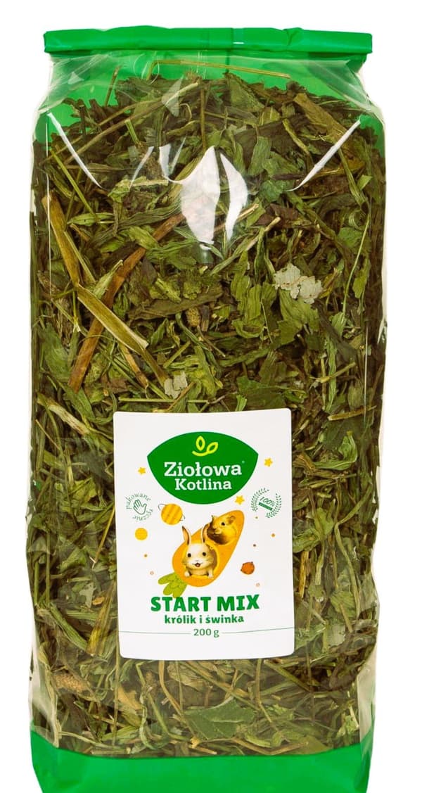Örtfoder | Start-Mix Kanin/Marsvin | 200g förpackning - Start-Mix Kanin/Marsvin 200g