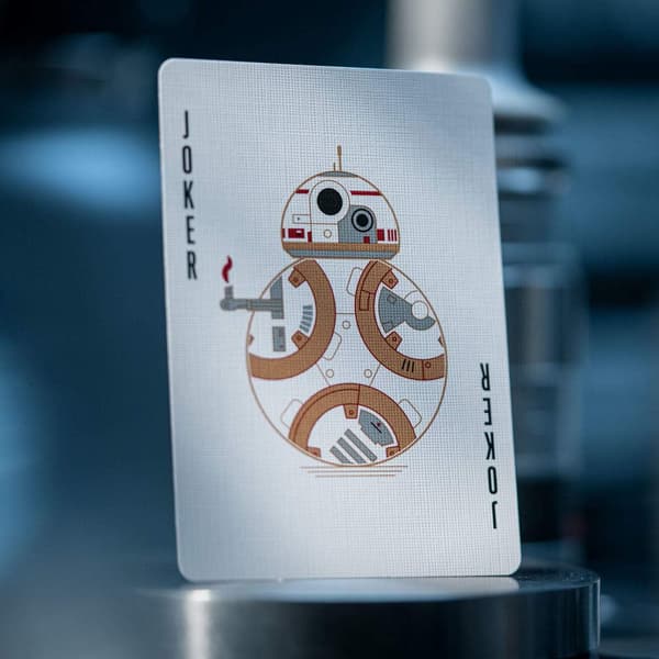 BICYCLE STAR WARS DARK SIDE LYSE SØLVBLÅ Spillekort 1 Sæt i Æske