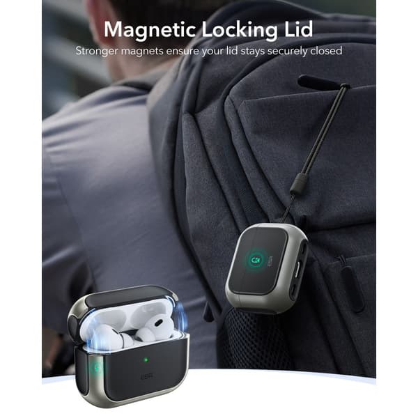 ESR ORBIT HALOLOCK MAGSAFE APPLE AIRPODS PRO 3 TITAN
