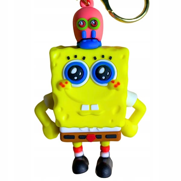 3D SpongeBob SquarePants bilnyckelring