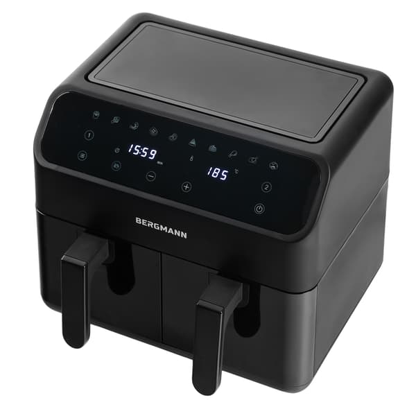 Bergmann YA 2 komioinen ilmafrytyyri 4l+4l 2000W