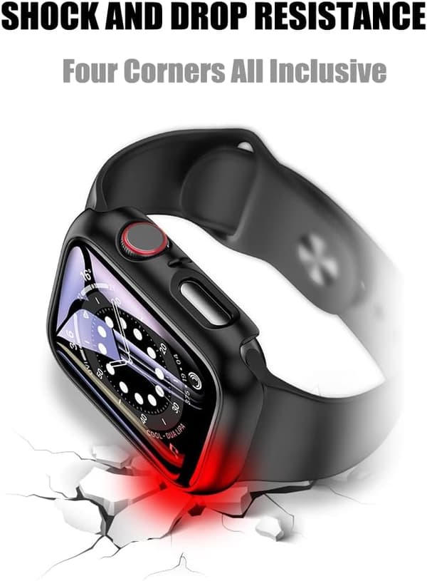 APPLE WATCH SERIES 7 45MM SUOJAKUORI TUMMANHARMAA