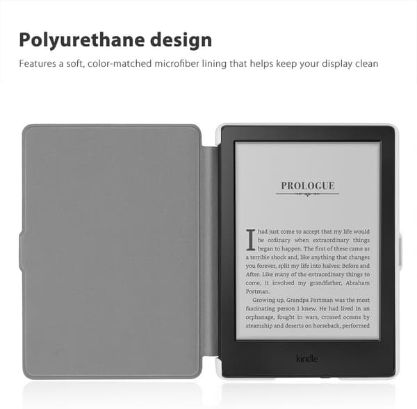 ETUI TIL KINDLE PAPERWHITE 11-GEN 6" 2022 SORT HVID ZIGZAG