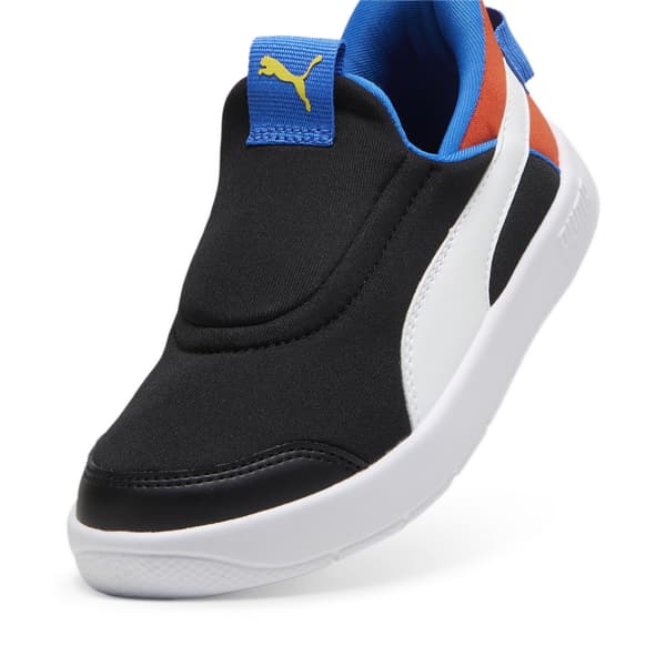 Puma COURTFLEX V3 SLIPTECH PS drengesko sorte 39973401 r 18