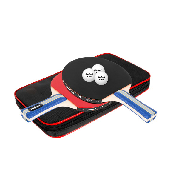 Rebel bordtennisketchersæt, 3 bolde, etui