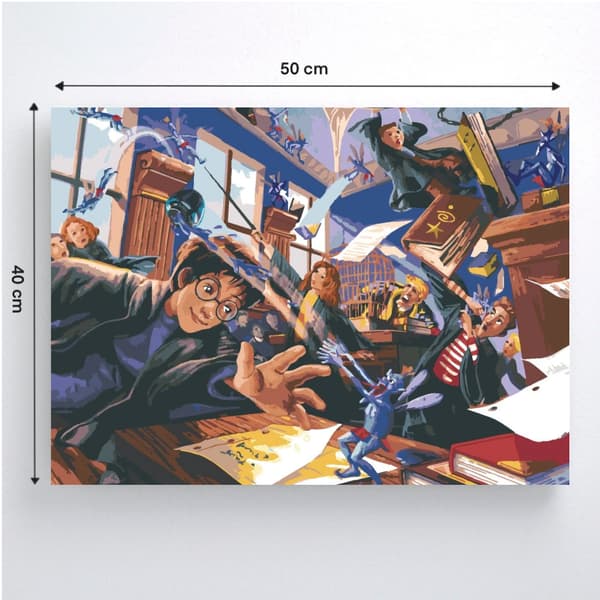 MALING EFTER TAL Billeder til maling - Harry Potter og Goblinerne 50x40 cm