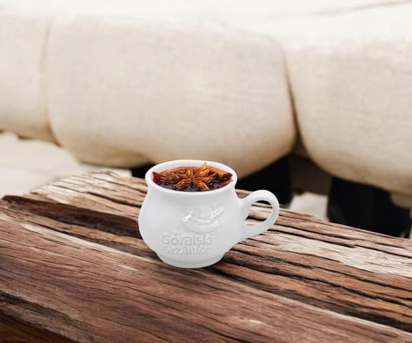 300 ml stengodsmugg för glögg till HIGHLANDER WHITE MULLED WINE