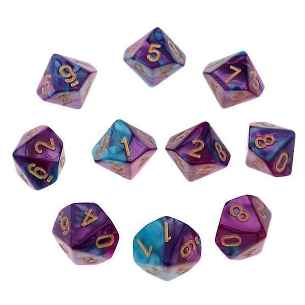 Gummiberry RPG Dice Tiosidig D10 Dice 0-9