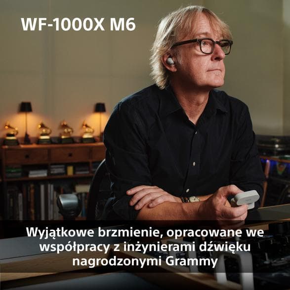 Trådlösa hörlurar (TWS) SONY WF-1000XM6 ANC Silver