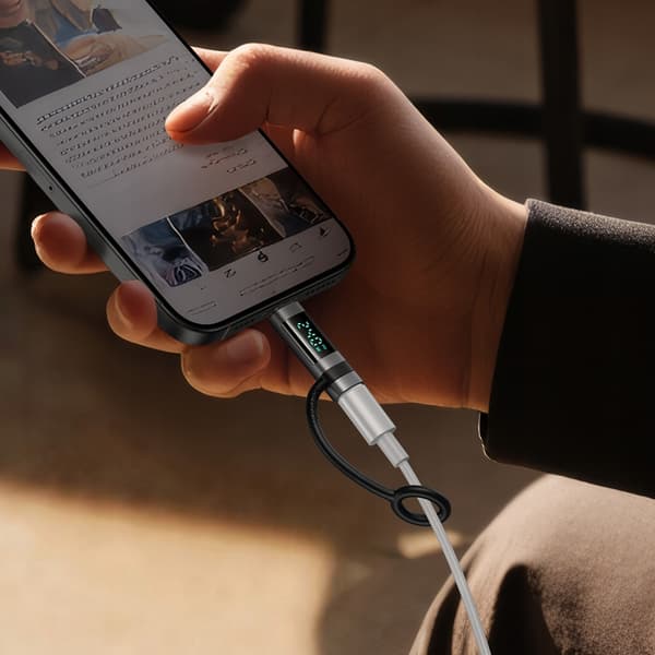 MCDODO ADAPTER USB-C USB TYP C SNABBLADDNING 240W MÄTARE