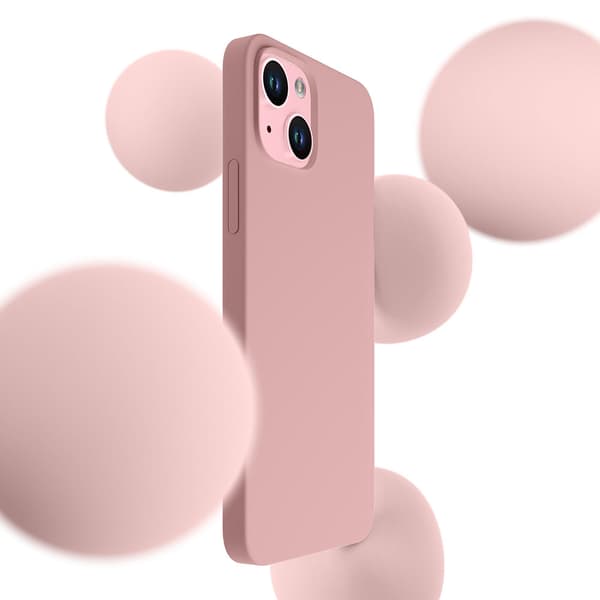 Apple iPhone 15 Plus - 3mk Hardy Silicone MagCase Pinkki
