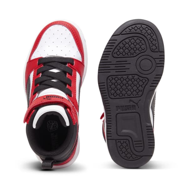 Puma REBOUND V6 MID AC+ PS barnskor röda 39383203 r 28.5