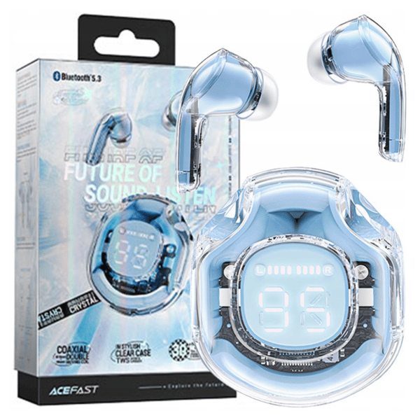 Acefast T8 TWS Bluetooth In-Ear Trådlösa Hörlurar - Ljusblå
