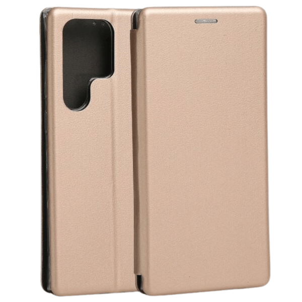 Beline Magnetisk Bogcover til Samsung S23Ultra S918 Guld
