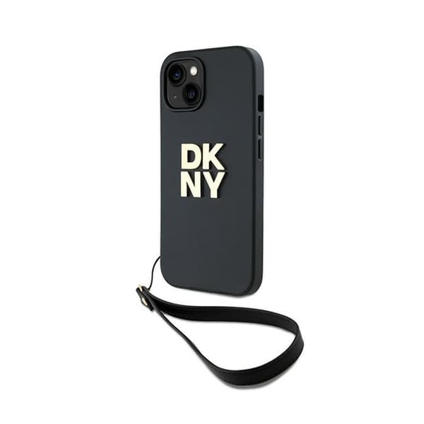 DKNY Wrist Strap Stock Logo - iPhone 15 Plus-skal (svart)
