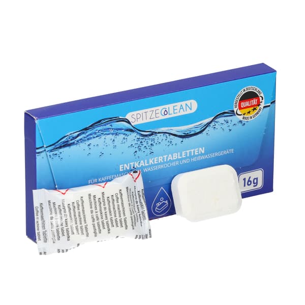 Afkalkningstabletter til kaffemaskiner, Spitze Clean 6x16g