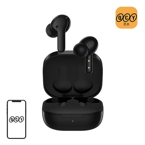 TWS QCY T13 hovedtelefoner (sorte)