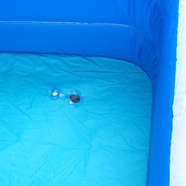 upplåtbar trädgårdspool 170x115x47 cm
