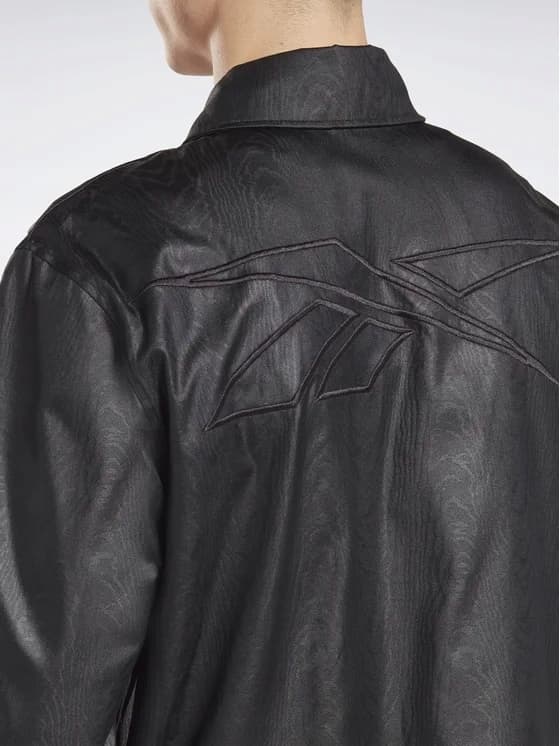 REEBOK HERREJAKKE SORT TRANSITION MED LOGO M 0Z0C1_A* BAGGRUNDE