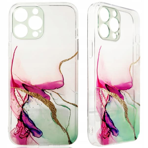 Marble Case-skal till Xiaomi Redmi Note 11 gelskydd marmor mint