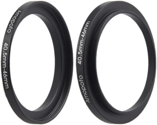 KAMERAFILTERREDUKTIONSRINGADAPTERKONVERTER 40,5-46 mm