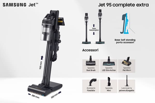 Samsung Jet 95 VS20C9554TK/WA pystyimuri, 580 W