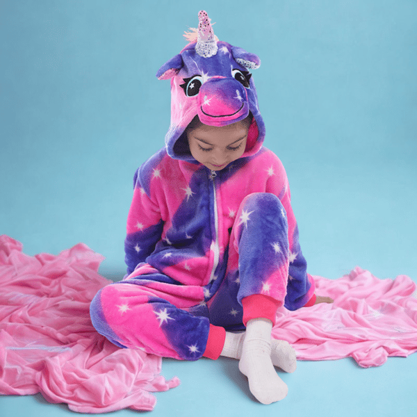 Kigurumi-pyjamas Pegasus til børn 95-105 cm