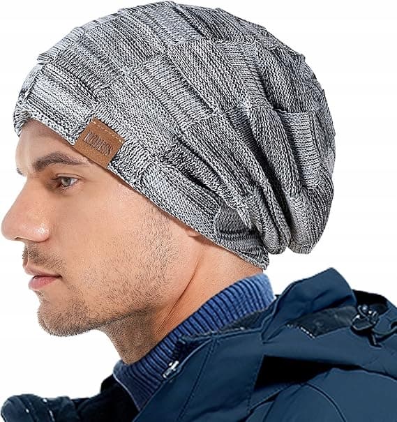 REDESS Mössa för män och kvinnor Vinter varm svart unisex