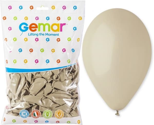 G110 pastelli-ilmapallot 12 - latte 84/ 100 kpl.