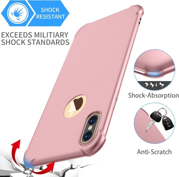 STÆRKT GLASETUG TIL IPHONE XS MAX 6,5' PINK