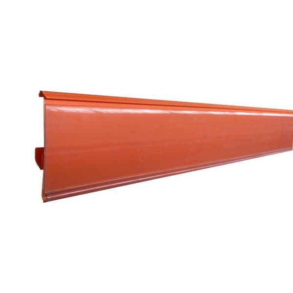 Prislist för hyllplan, insticksmonterad, L-100cm, mörkgrön, N