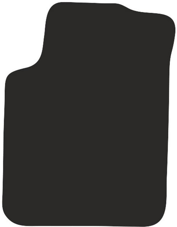 polyamid førermåtte til: Citroen C3 I hatchback 2002-2009 med gummi bagside