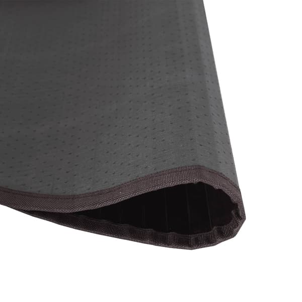 vidaXL Rund matta mörkbrun 100 cm bambu