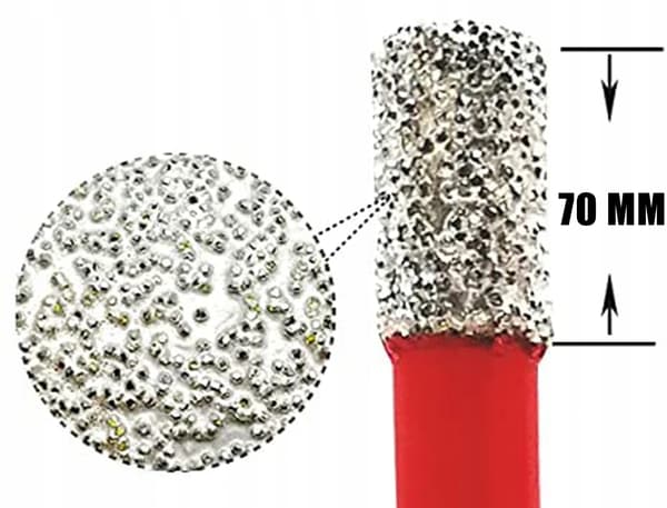 Diamantkärnborr för glaserade keramiska plattor 10 mm M14