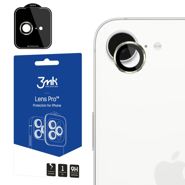 Apple iPhone SE4/16E - 3mk Linsebeskyttelse Pro Guld