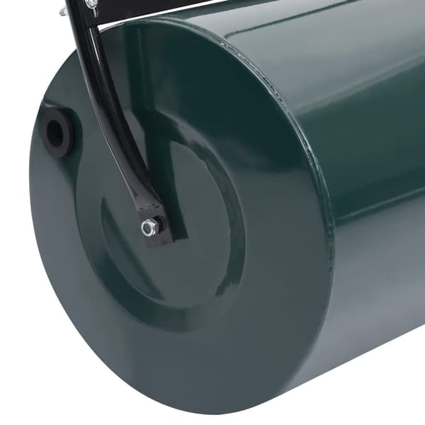 vidaXL plænetromle grøn og sort 63 cm 50 L