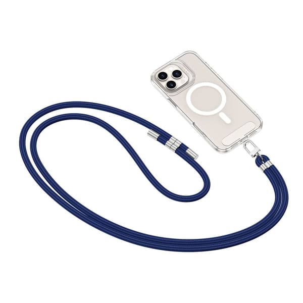 TECH-PROTECT C7S ROPE CROSSBODY-REM MARINBLÅ/SILVER