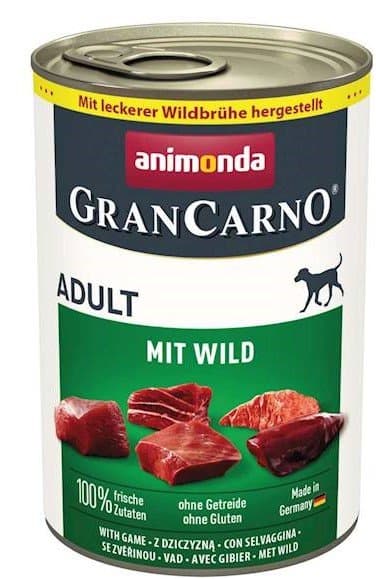 Animonda | Gran Carno | Hundfoder - 400g burk - Vilt 400g