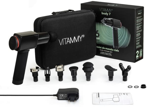 VITAMMY Body 7 svart massagepistol